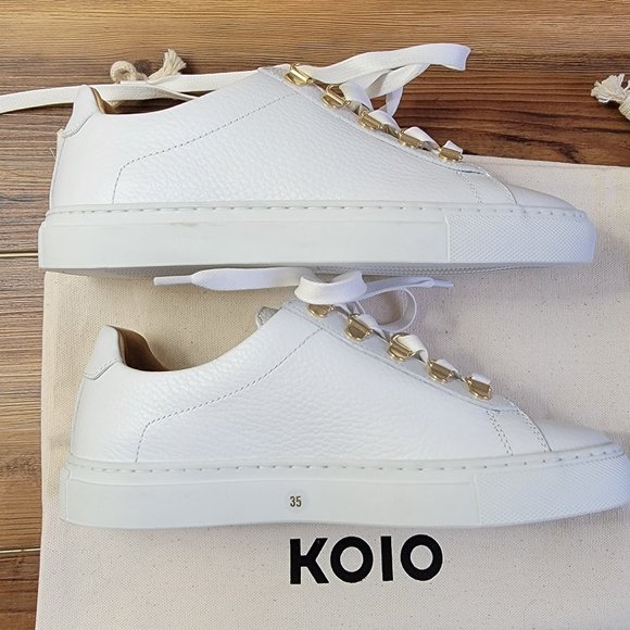 KOIO Collective | Gavia Bianco Sneaker In White - Picture 12 of 12